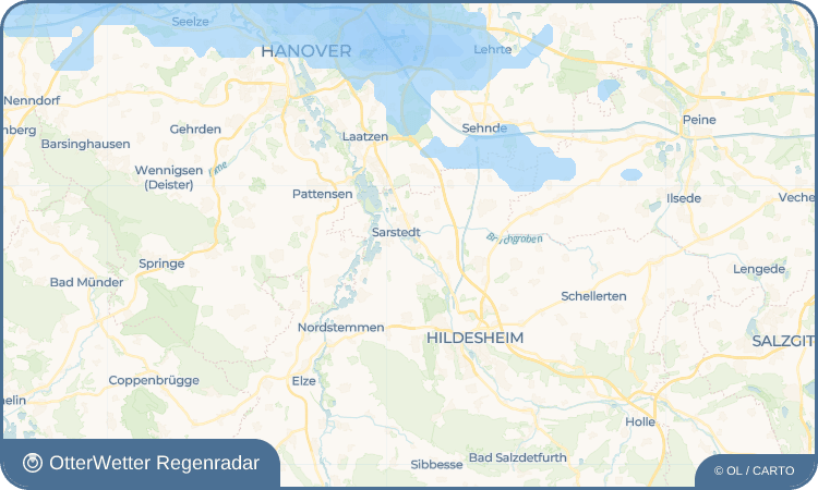 OtterWetter Regenradar-Widget Ahrbergen