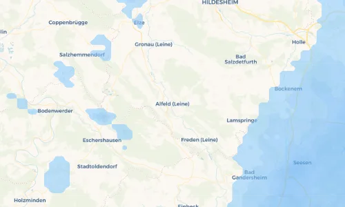 Regenradar Vorschaubild - Aktuelle Niederschläge in Alfeld (Leine) und Umgebung