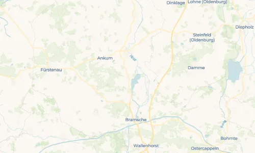 Regenradar Vorschaubild - Aktuelle Niederschläge in Alfhausen und Umgebung
