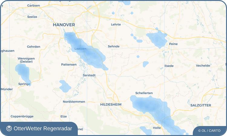 OtterWetter Regenradar-Widget Algermissen