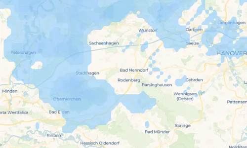 Regenradar Vorschaubild - Aktuelle Niederschläge in Algesdorf und Umgebung