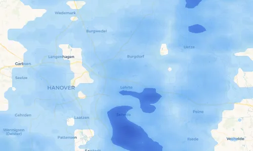 Regenradar-Vorschau: aktuelle Niederschläge in Aligse und Umgebung