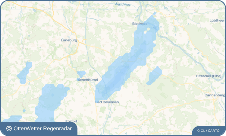 OtterWetter Regenradar-Widget Aljarn