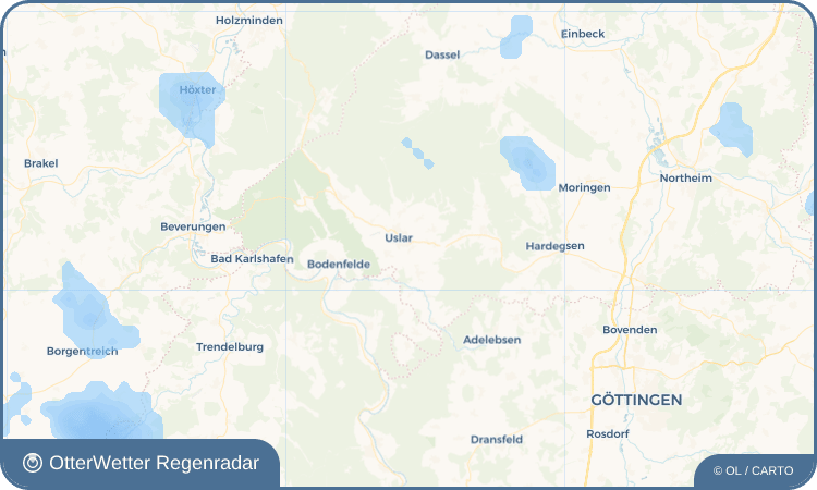 OtterWetter Regenradar-Widget Allershausen