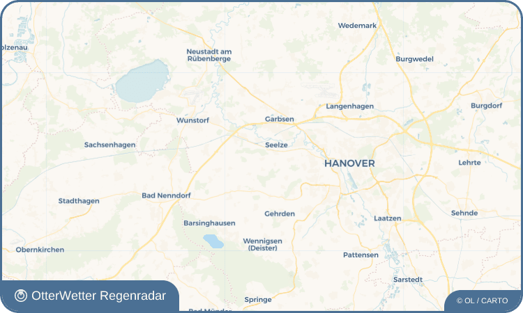 OtterWetter Regenradar-Widget Almhorst