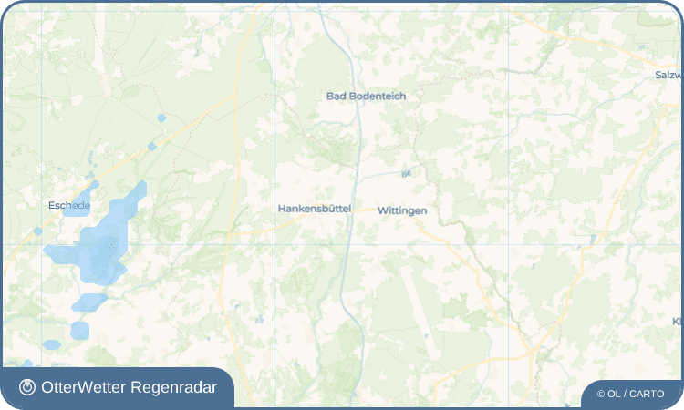 OtterWetter Regenradar-Widget Alt Isenhagen