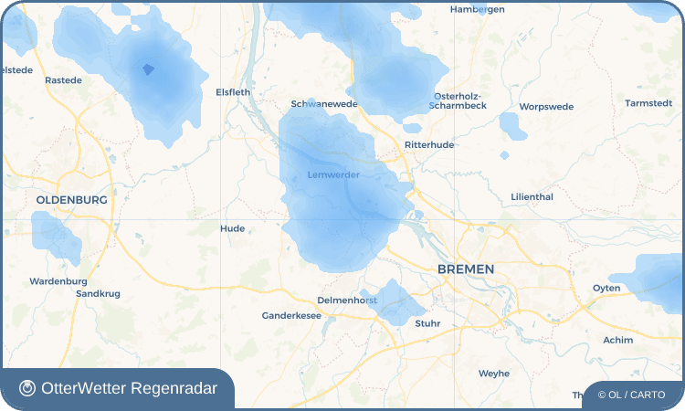 OtterWetter Regenradar-Widget Altenesch