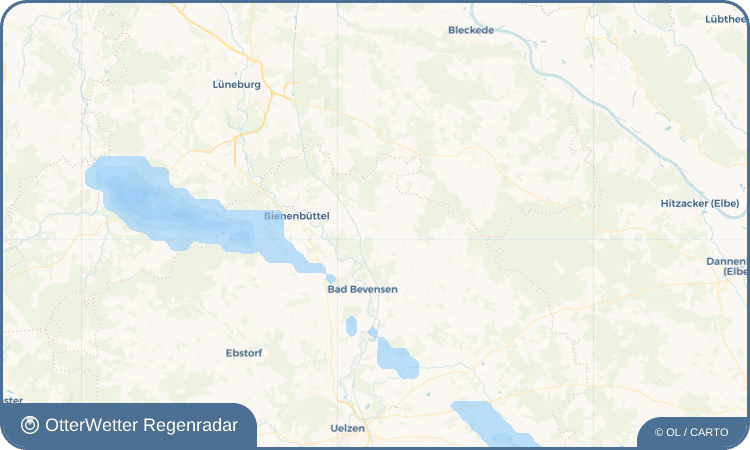 OtterWetter Regenradar-Widget Altenmedingen