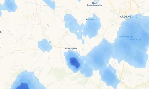 Regenradar Vorschaubild - Aktuelle Niederschläge in Altenoythe und Umgebung