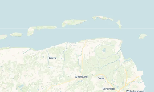 Regenradar-Vorschau: aktuelle Niederschläge in Altharlingersiel und Umgebung