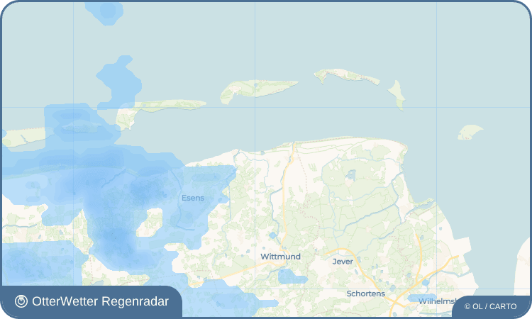 Wetter-Widget-Vorschau mit Vorhersagedaten für Altharlingersiel