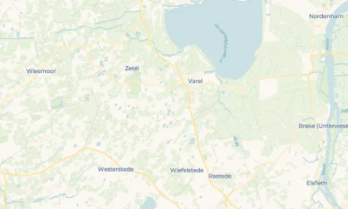 Regenradar Altjührden: aktuelle Niederschläge in Altjührden und Umgebung, Stand 27. Oktober 2026 um 6:45 Uhr