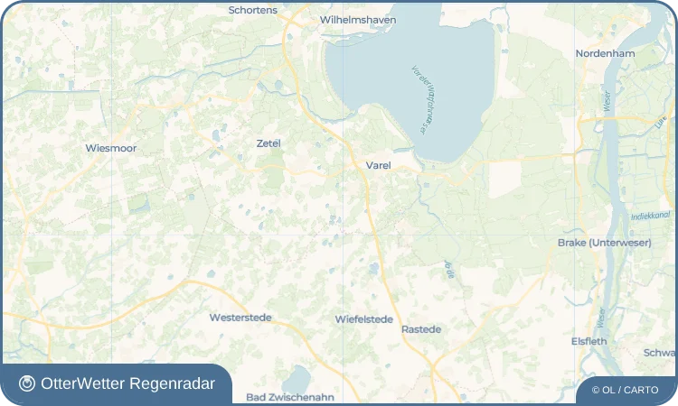 Widget-Vorschau für Altjührden Wetter-Widget-Vorschau mit Vorhersagedaten für Altjührden