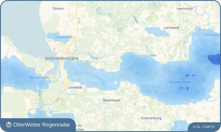 Widget-Vorschau für Altluneberg Wetter-Widget-Vorschau mit Vorhersagedaten für Altluneberg