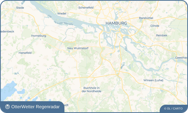 OtterWetter Regenradar-Widget Alvesen