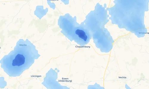 Regenradar Vorschaubild - Aktuelle Niederschläge in Ambühren und Umgebung