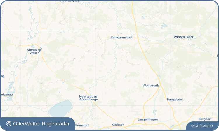 OtterWetter Regenradar-Widget Amedorf