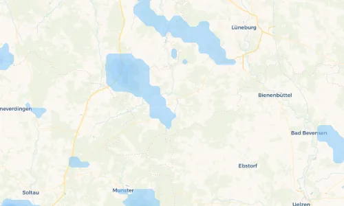 Regenradar Vorschaubild - Aktuelle Niederschläge in Amelinghausen und Umgebung