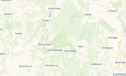 Regenradar Vorschaubild - Aktuelle Niederschläge in Amelith und Umgebung