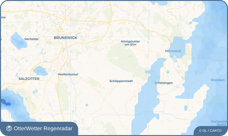 OtterWetter Regenradar-Widget Ampleben