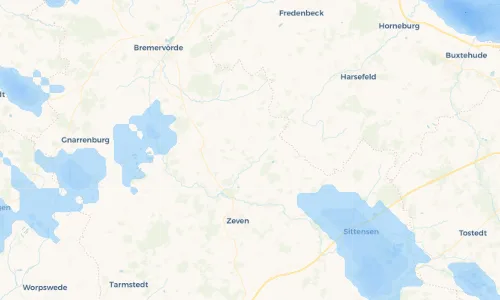 Regenradar Vorschaubild - Aktuelle Niederschläge in Anderlingen und Umgebung