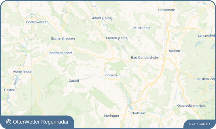OtterWetter Regenradar-Widget Andershausen