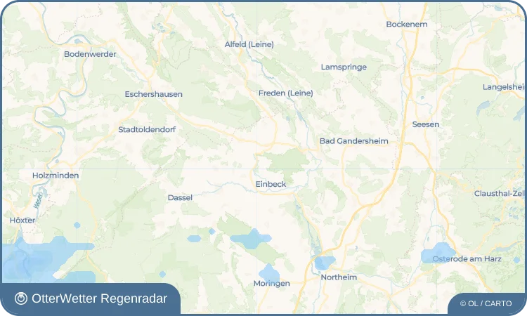 Widget-Vorschau für Andershausen Wetter-Widget-Vorschau mit Vorhersagedaten für Andershausen