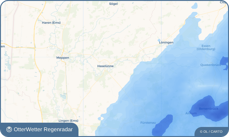 Widget-Vorschau für Andrup Wetter-Widget-Vorschau mit Vorhersagedaten für Andrup