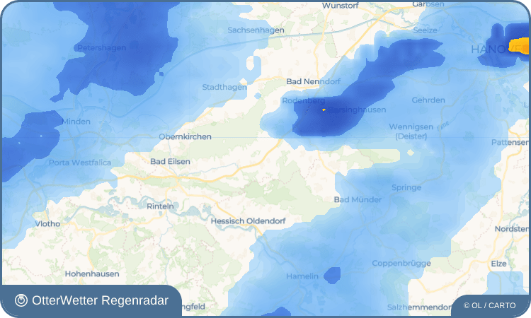 OtterWetter Regenradar-Widget Antendorf