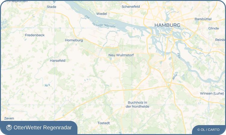 OtterWetter Regenradar-Widget Ardestorf