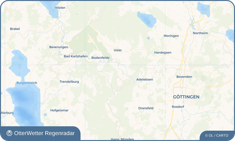 OtterWetter Regenradar-Widget Arenborn