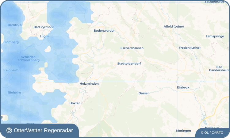 OtterWetter Regenradar-Widget Arholzen