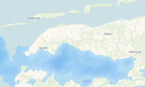 Regenradar Arle: aktuelle Niederschläge in Arle und Umgebung, Stand 17. Oktober 2026 um 15:30 Uhr