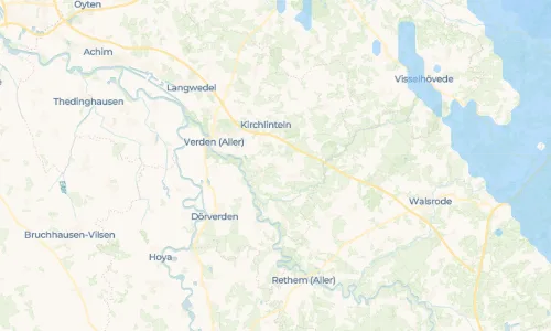 Regenradar Vorschaubild - Aktuelle Niederschläge in Armsen und Umgebung
