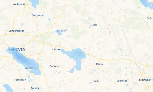 Regenradar Vorschaubild - Aktuelle Niederschläge in Arpke und Umgebung