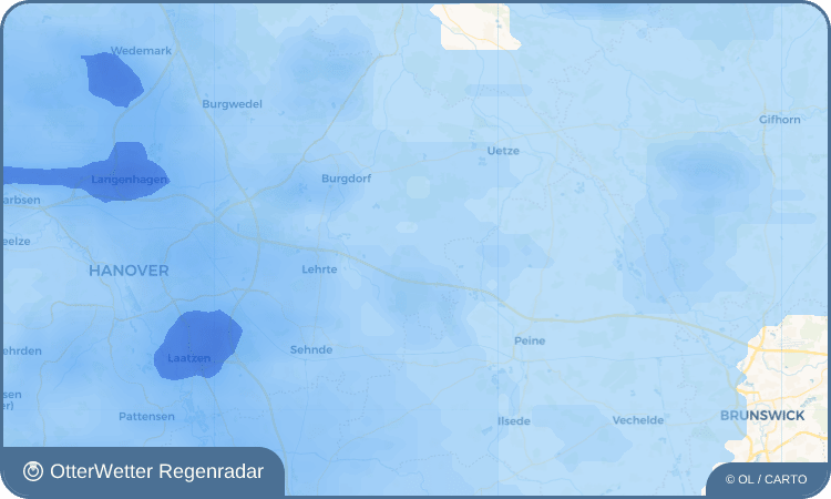 OtterWetter Regenradar-Widget Arpke