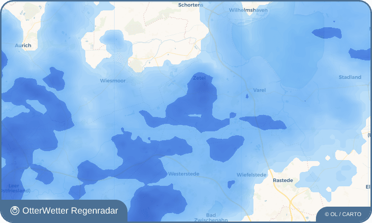 OtterWetter Regenradar-Widget Astederfeld