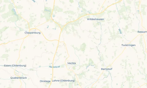 Regenradar Astrup: aktuelle Niederschläge in Astrup und Umgebung, Stand 18. Oktober 2026 um 0:05 Uhr