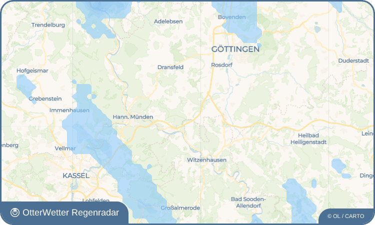 OtterWetter Regenradar-Widget Atzenhausen