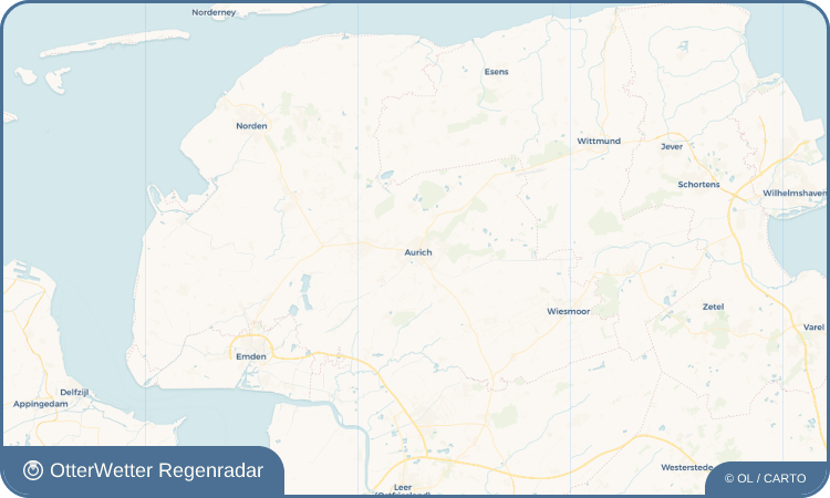 OtterWetter Regenradar-Widget Aurich