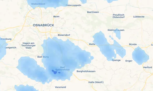 Regenradar Vorschaubild - Aktuelle Niederschläge in Ausbergen und Umgebung