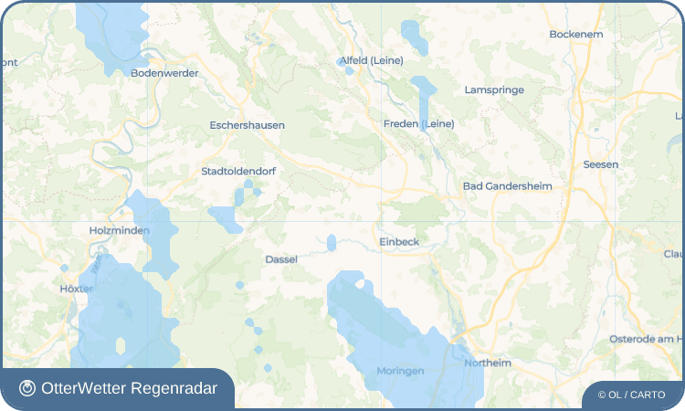 OtterWetter Regenradar-Widget Avendshausen