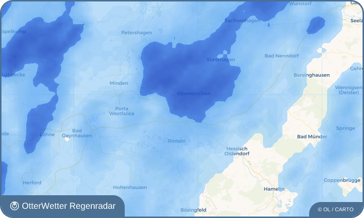 Wetter-Widget-Vorschau mit Vorhersagedaten für Bad Eilsen
