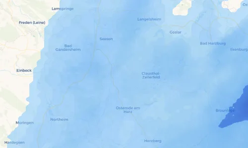 Regenradar Vorschaubild - Aktuelle Niederschläge in Bad Grund und Umgebung