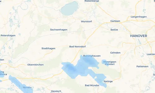 Regenradar Vorschaubild - Aktuelle Niederschläge in Bad Nenndorf und Umgebung