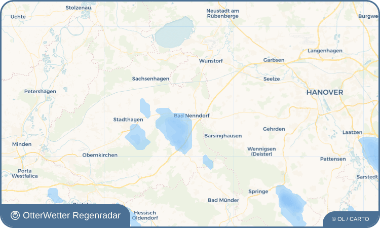 OtterWetter Regenradar-Widget Bad Nenndorf