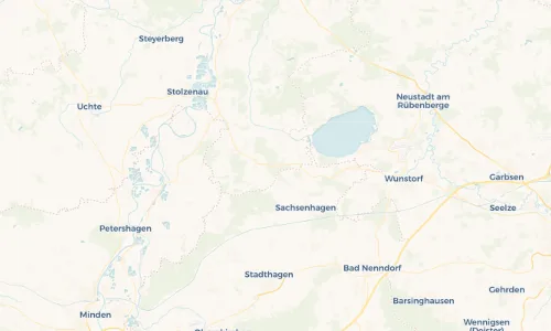 Regenradar Vorschaubild - Aktuelle Niederschläge in Bad Rehburg und Umgebung