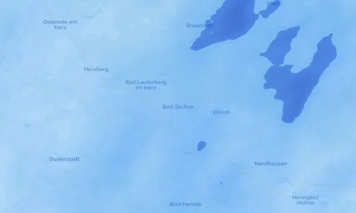 Regenradar Vorschaubild - Aktuelle Niederschläge in Bad Sachsa und Umgebung