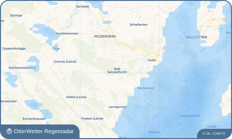 OtterWetter Regenradar-Widget Bad Salzdetfurth