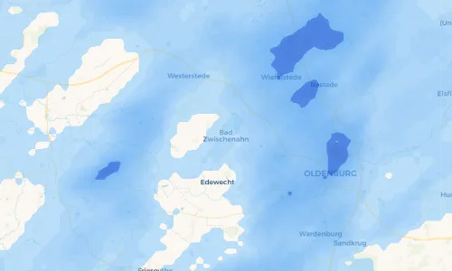 Regenradar Vorschaubild - Aktuelle Niederschläge in Bad Zwischenahn und Umgebung